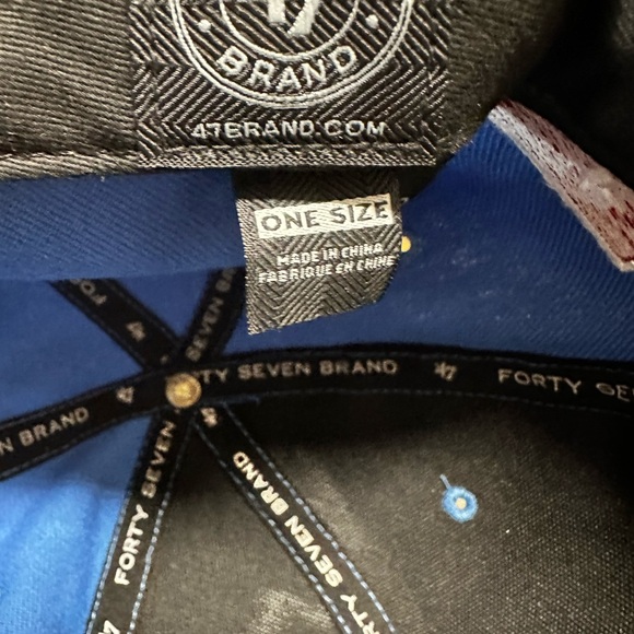 NEW '47 San Diego Chargers Super Shot 2Tone Captain Strapback Cap NWT - Picture 4 of 5